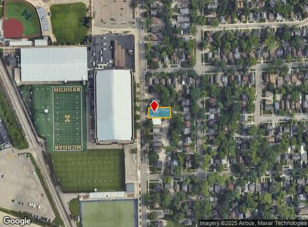 1309 S State St, Ann Arbor, MI Parcel Map