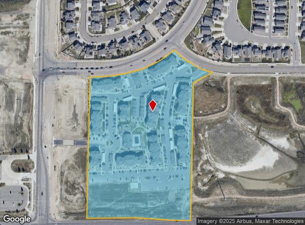 6820 Copper Peak Pt, Colorado Springs, CO Parcel Map