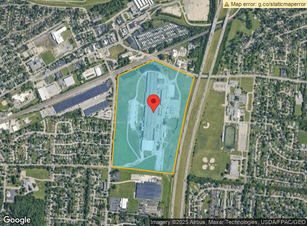  1030 W Alexandersville Bellbrook Rd, West Carrollton, OH Parcel Map