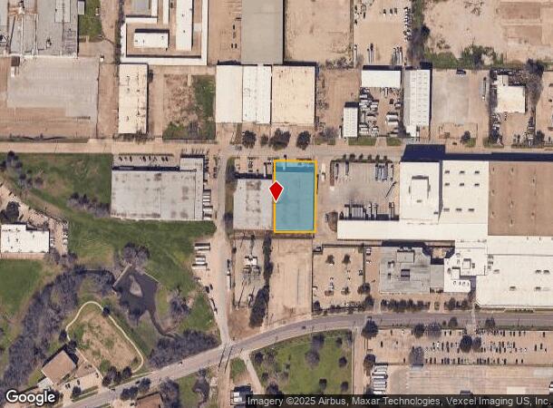 1606 Hinton St, Dallas, TX Parcel Map