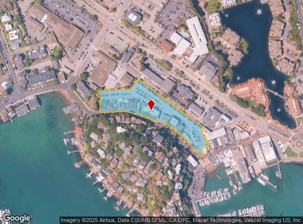 70 Main St, Belvedere Tiburon, CA Parcel Map