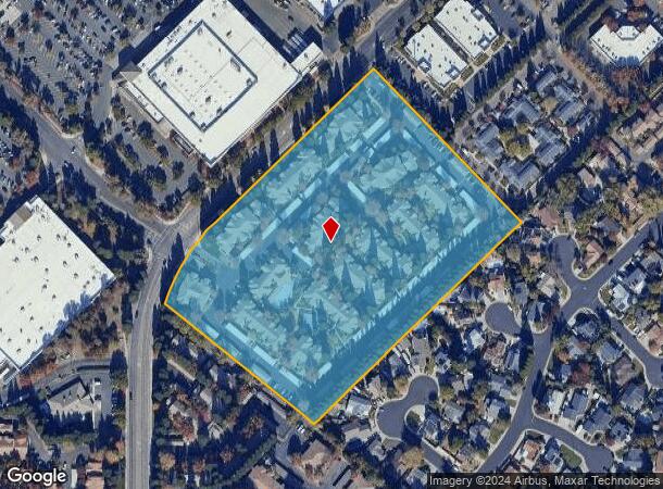  1300 Burton Dr, Vacaville, CA Parcel Map