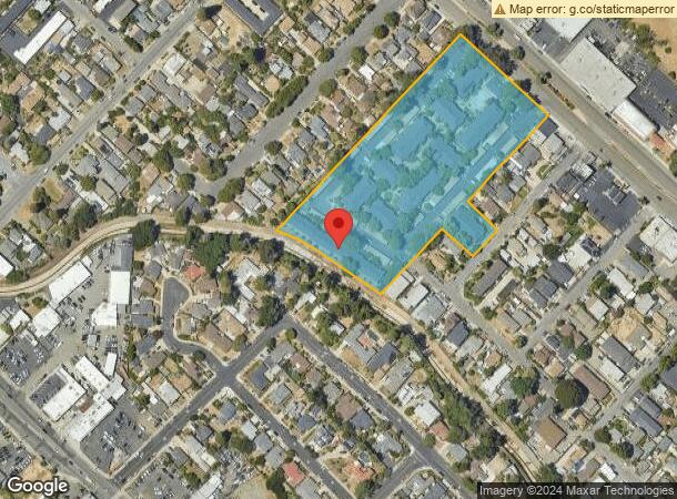  21701 Foothill Blvd, Hayward, CA Parcel Map