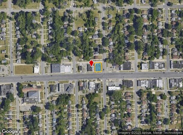  16402 W 7 Mile Rd, Detroit, MI Parcel Map