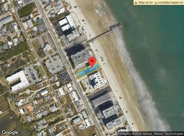  3711 S Atlantic Ave, Daytona Beach Shores, FL Parcel Map