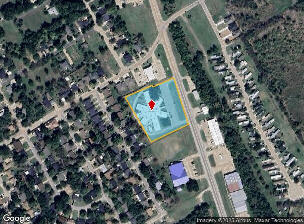 1107 S Clay St, Ennis, TX Parcel Map