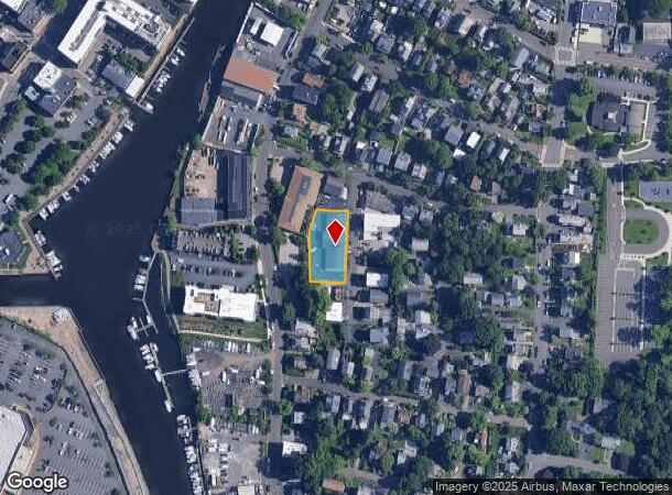 6 Oak St W, Greenwich, CT Parcel Map