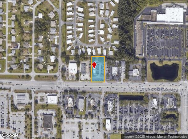  1107 Malabar Rd Ne, Palm Bay, FL Parcel Map
