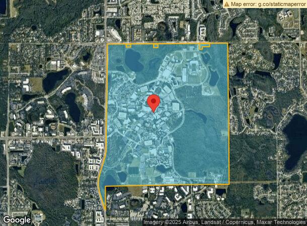  4000 Central Florida Blvd, Orlando, FL Parcel Map