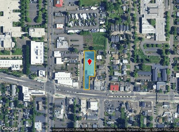  8301 Se Division St, Portland, OR Parcel Map