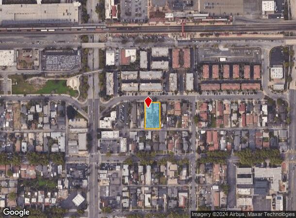  124 E Truslow Ave, Fullerton, CA Parcel Map