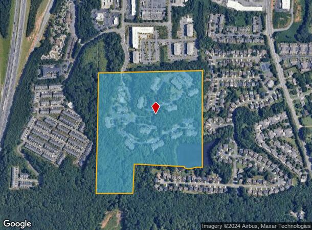  2400 Barrett Creek Blvd, Marietta, GA Parcel Map