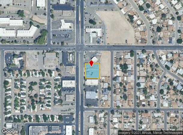  2920 Carlisle Blvd Ne, Albuquerque, NM Parcel Map