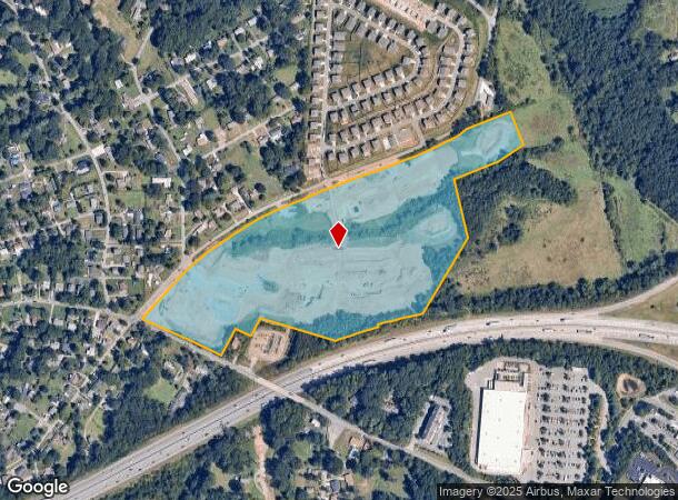 102 Brightwater Way, NC Parcel Map