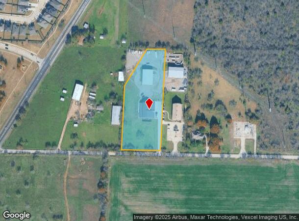 2701 Hartlee Field Rd, Denton, TX Parcel Map