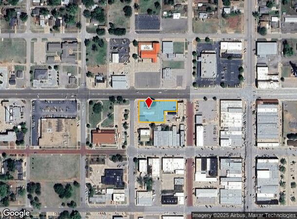 222 W 3Rd St, Elk City, OK Parcel Map