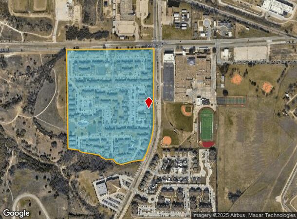 4500 Campus Dr, Fort Worth, TX Parcel Map