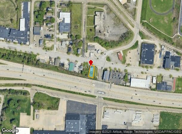  1562 E Market St, Akron, OH Parcel Map
