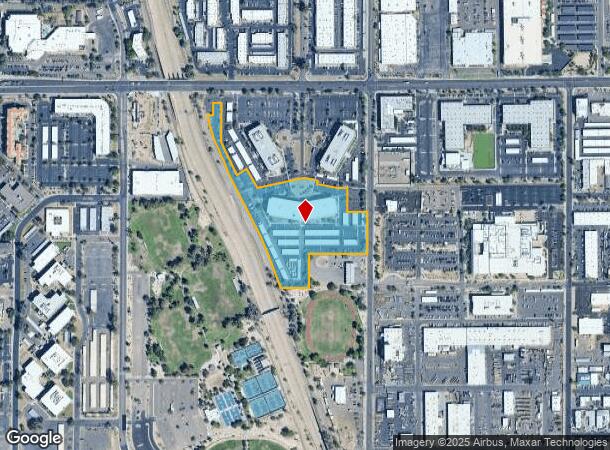  2411 W Peoria Ave, Phoenix, AZ Parcel Map