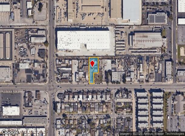  2805 E South St, Long Beach, CA Parcel Map