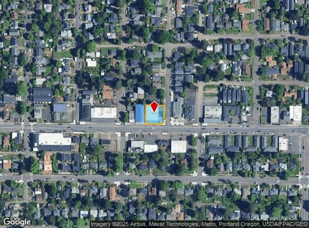  8829 Se Stark St, Portland, OR Parcel Map