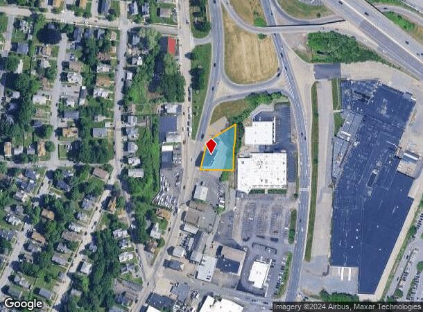  130 W Boylston St, Worcester, MA Parcel Map