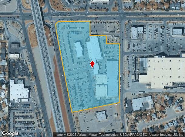 5550 N Desert Blvd, El Paso, TX Parcel Map