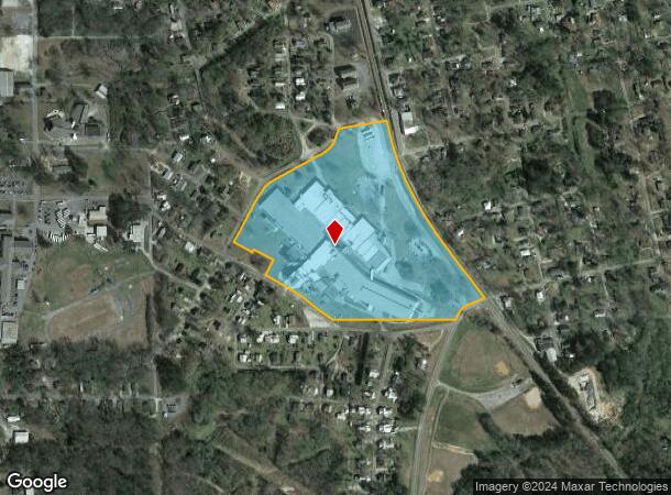  520 Comer St, Alexander City, AL Parcel Map