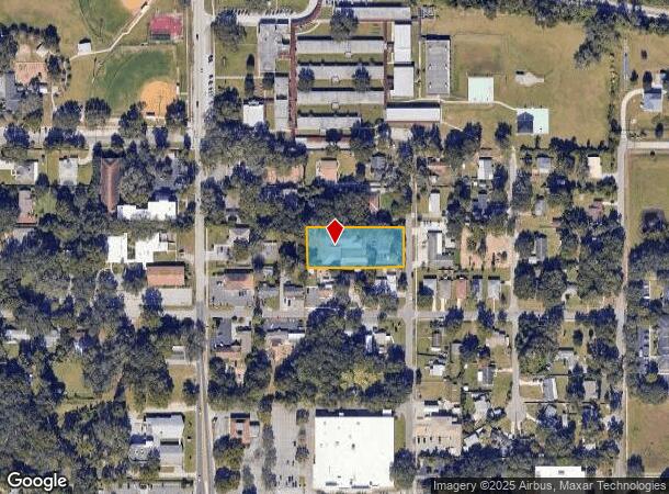202 Ridgewood Ave, Brandon, FL Parcel Map