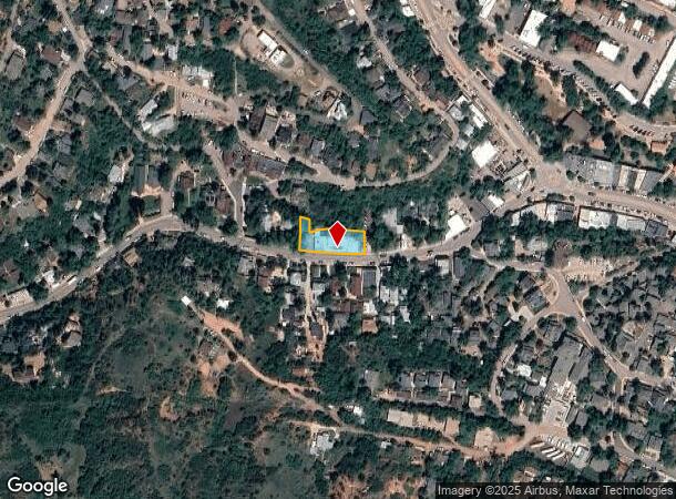  128 Ruxton Ave, Manitou Springs, CO Parcel Map