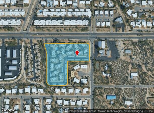 9000 E Speedway Blvd, Tucson, AZ Parcel Map