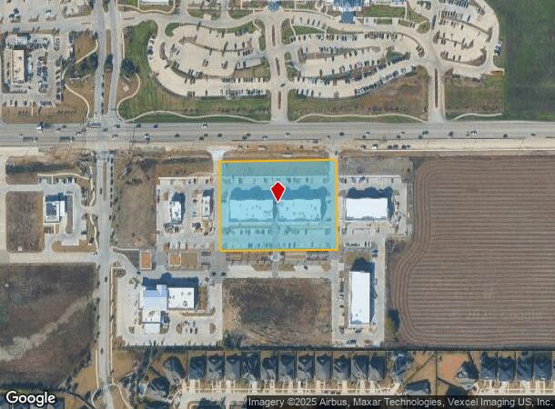  2155 University Dr, Frisco, TX Parcel Map