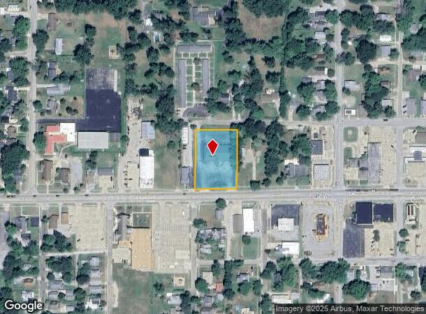  606 W Main St, Salem, IL Parcel Map