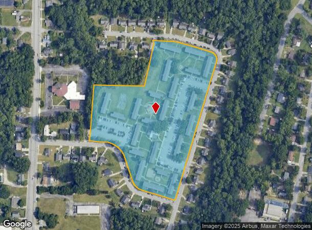  801 Carrieland Dr, Greensboro, NC Parcel Map