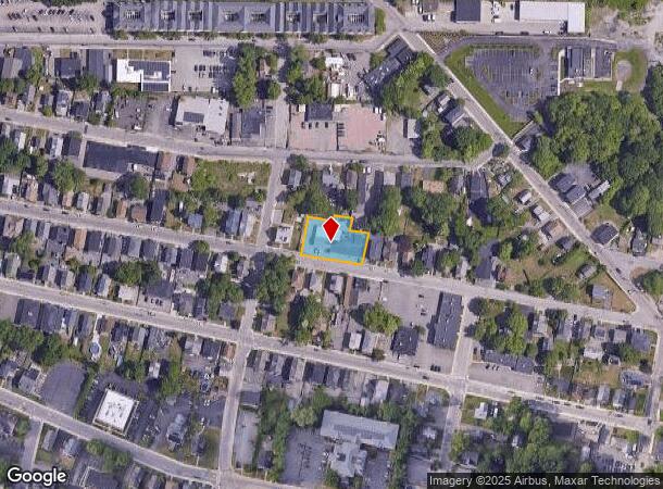  58 Holman St, Attleboro, MA Parcel Map