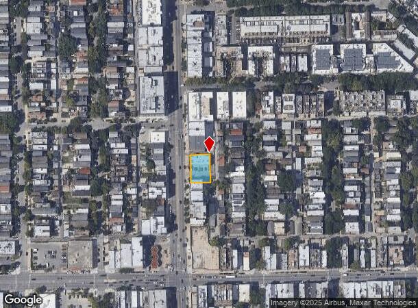  1651 N Western Ave, Chicago, IL Parcel Map