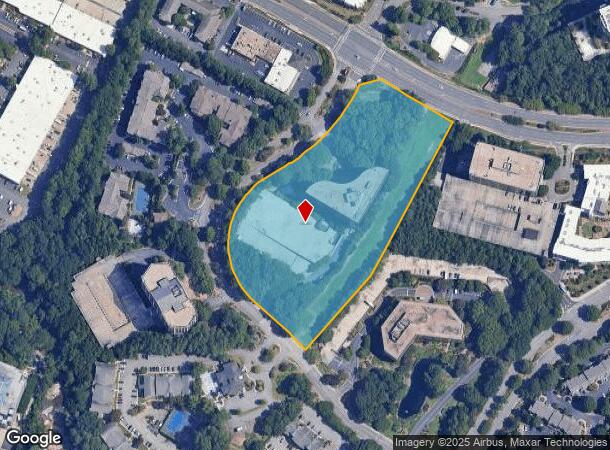  1000 Parkwood Cir Se, Atlanta, GA Parcel Map