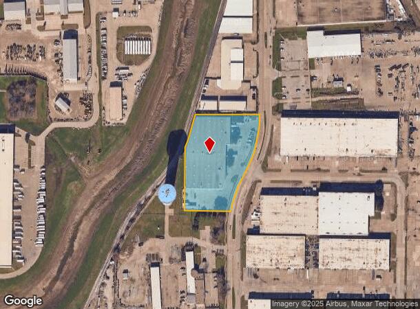  1300 Hutton Dr, Carrollton, TX Parcel Map