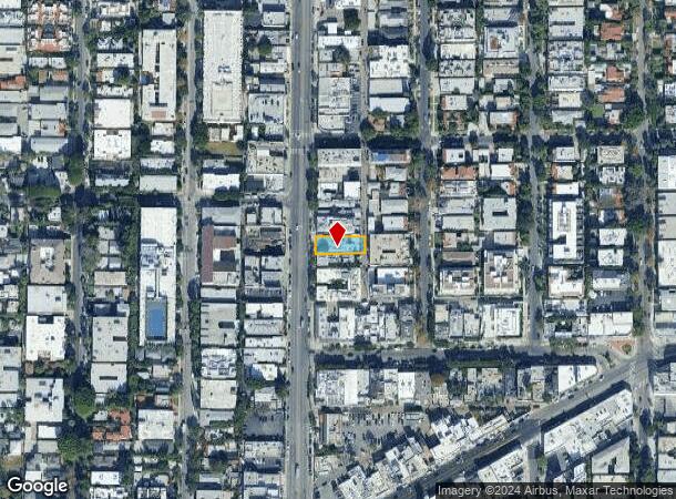  730 N La Cienega Blvd, West Hollywood, CA Parcel Map