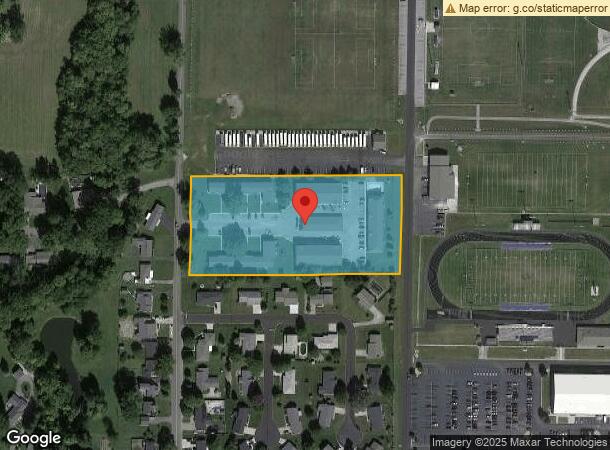  800 N Davidson St, Greensburg, IN Parcel Map