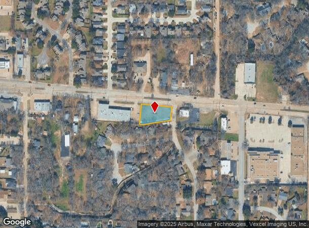  5200 W Arkansas Ln, Arlington, TX Parcel Map