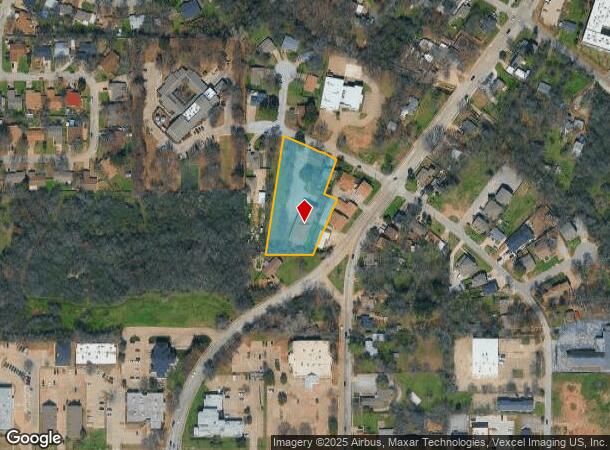  1212 Thannisch Dr, Arlington, TX Parcel Map