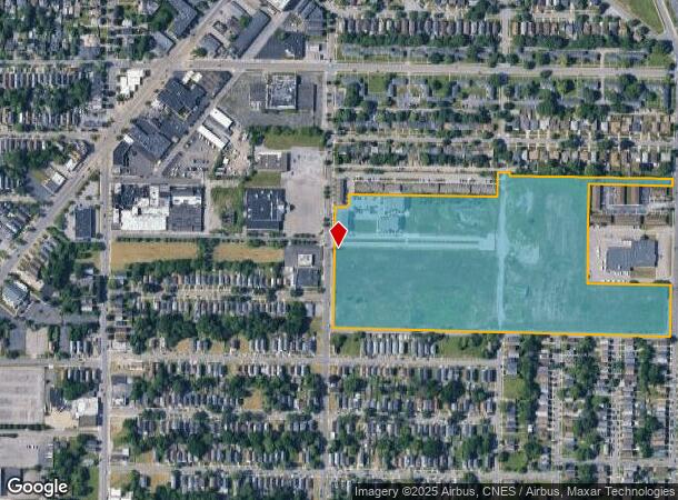 129 Holden St, Buffalo, NY Parcel Map