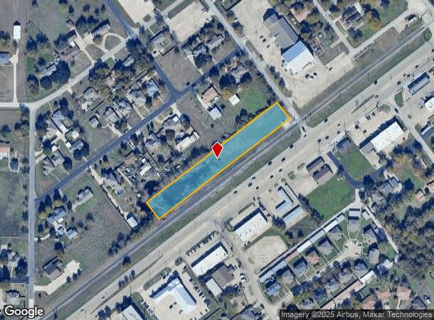  2800 3Rd St, Sachse, TX Parcel Map