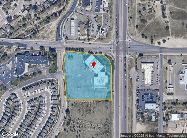  985 Space Center Dr, Colorado Springs, CO Parcel Map