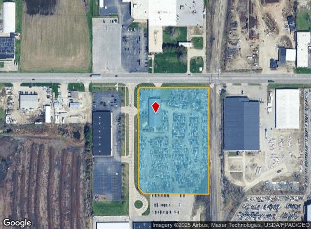  2835 Hill Ave, Toledo, OH Parcel Map