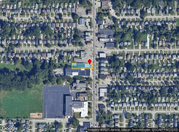  824 E 222Nd St, Euclid, OH Parcel Map