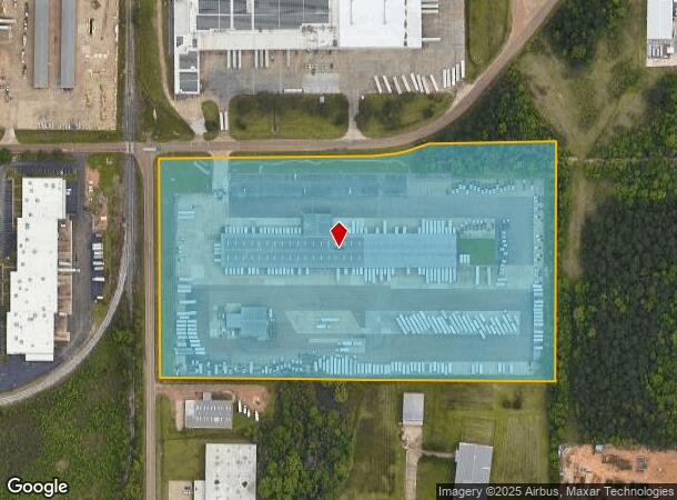  301 Industrial Park Dr, Richland, MS Parcel Map