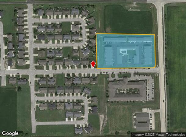  201 Field Crossing Dr, Highland, IL Parcel Map