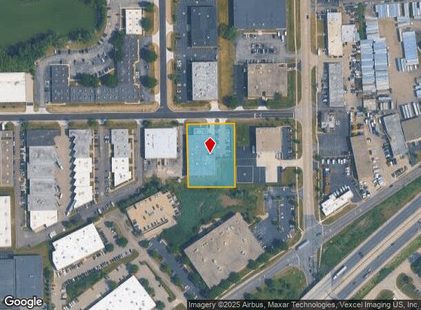  555 Executive Dr, Willowbrook, IL Parcel Map
